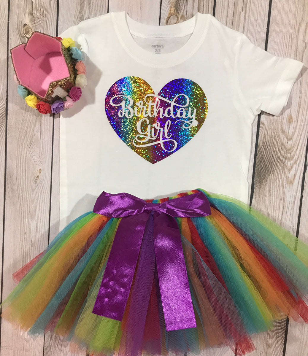 1st birthday 2024 rainbow outfit