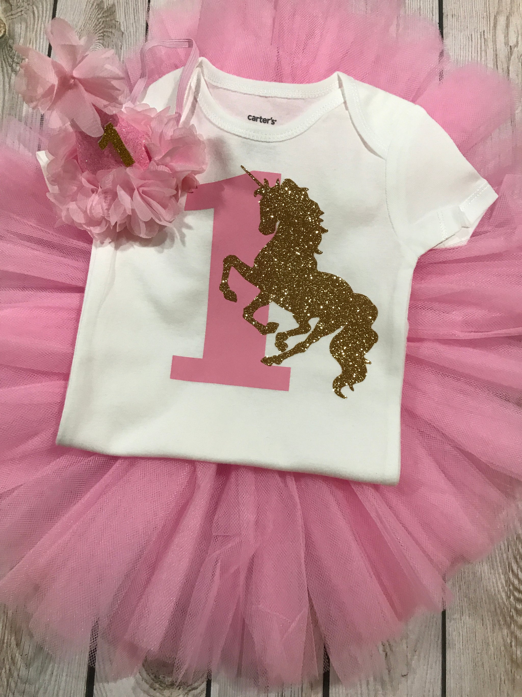 First birthday unicorn outfit girl unicorn shirt 1st birthday unicor Melih s Boutique